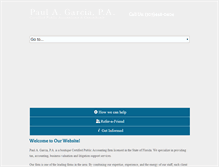 Tablet Screenshot of paulgarciacpa.com